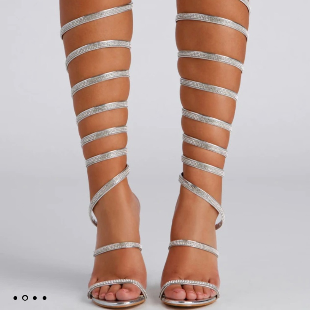 Leg Wrap Heels